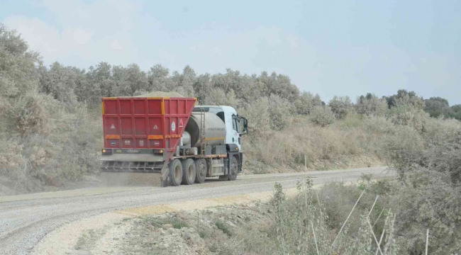 Mersin'de yol çalışmaları sürüyor