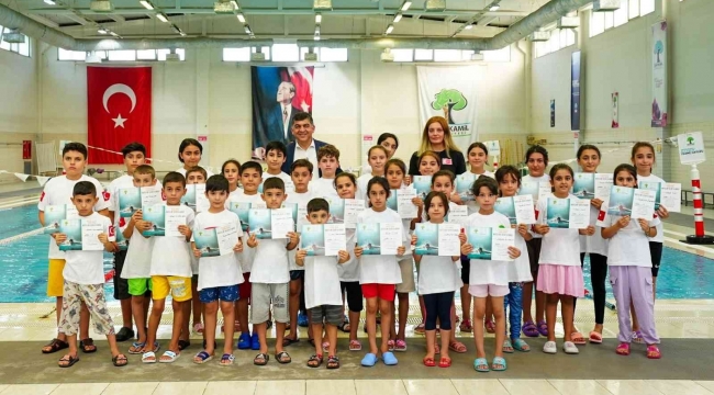 Şehitkamil'de 7 binin üzerinde çocuk su sporlarıyla tanıştı