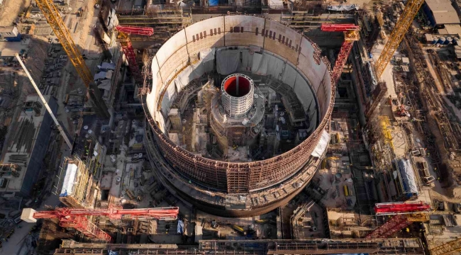 Akkuyu NGS'nin 2. Ünitesinde reaktör şaftının kaplaması tamamlandı