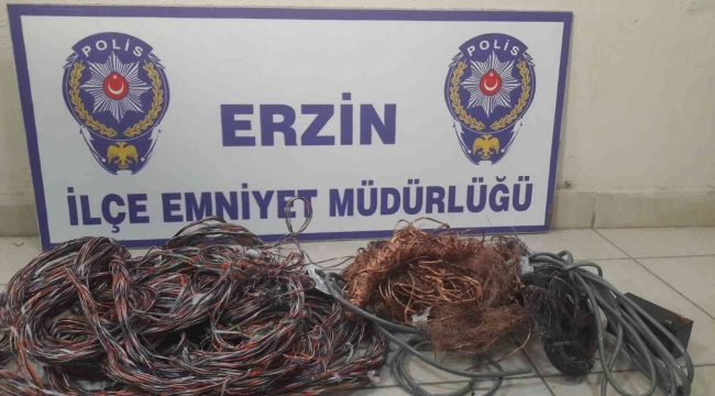 Erzin'de hırsızlık şüphelisi 3 kişi yakalandı