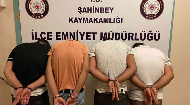 Gaziantep'te asayiş uygulamalarında 153 tutuklama