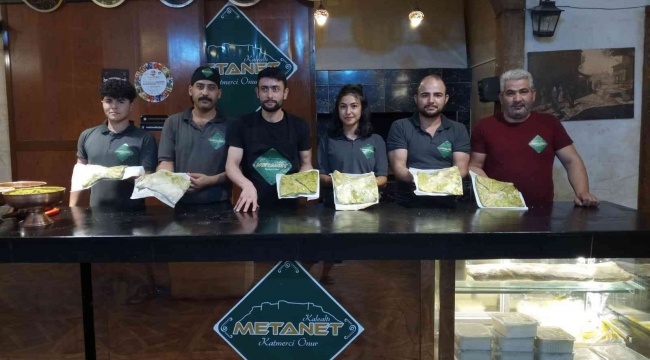 Gaziantep'te katmerciler Gastronomi Festivaline hazır