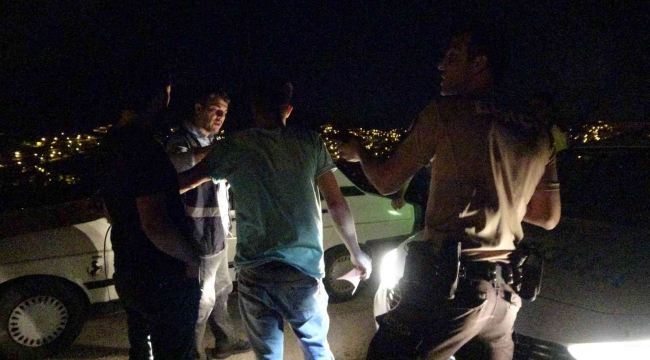 Huzur güven uygulamasında alkollü sürücü ile polis sabır sınavı verdi