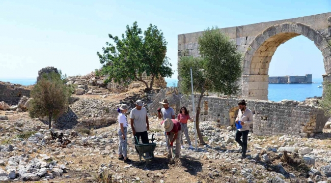 Korykos Kalesi'nde kazı çalışmalarına başlandı