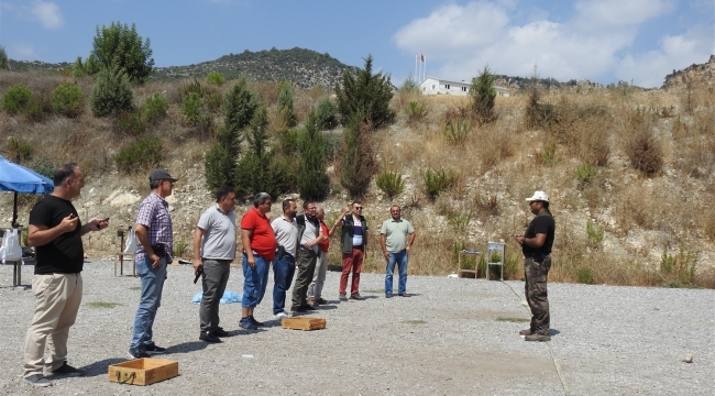 Mersin'de orman personeline silah eğitimi verildi