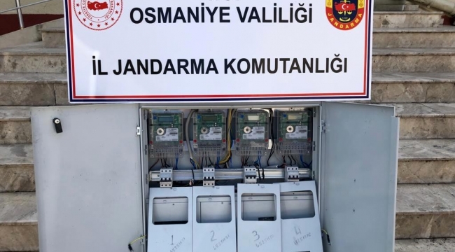 Osmaniye'de elektrik panosu çalan 2 şüpheli yakalandı