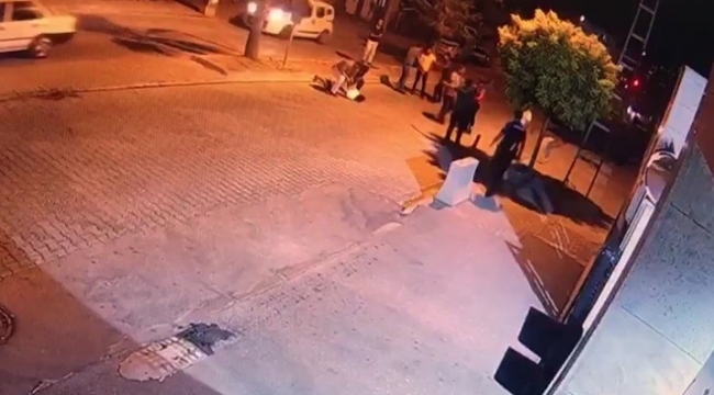 Tartıştığı kişiyi tüfekle vurdu, polis havaya ateş açarak etkisiz hale getirdi...O anlar kamerada