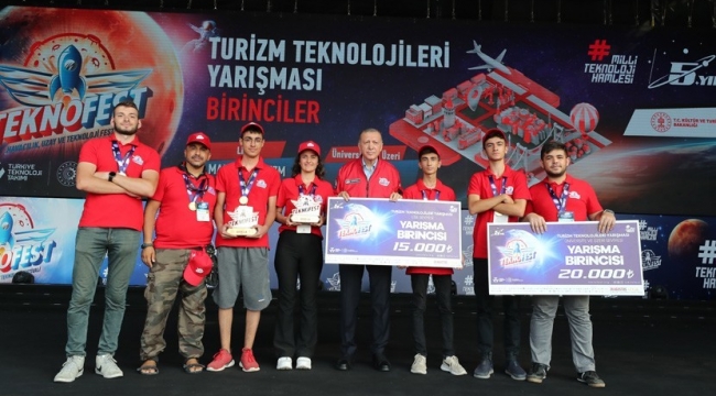 TEKNOFEST 'Turizm Teknolojileri' kategorisinde birincilik HKÜ'lü öğrencilerin