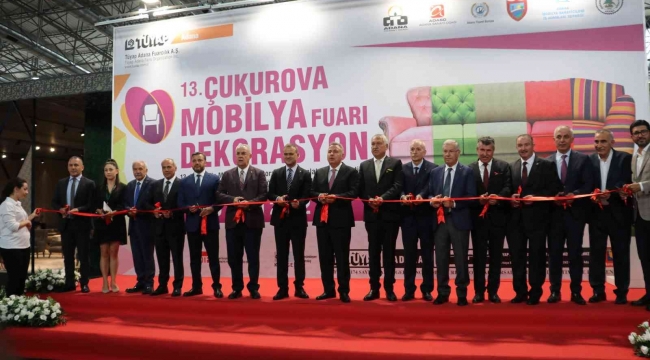 Çukurova Mobilya Dekorasyon Fuarı açıldı