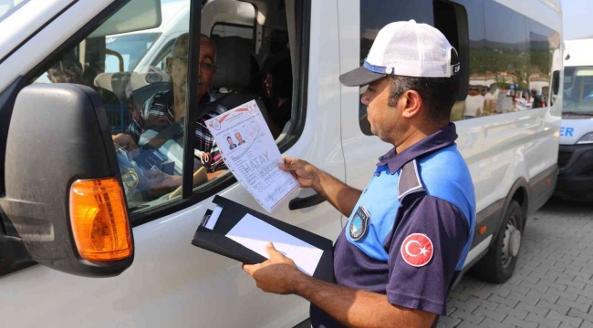 Hatay'da öğrenci servisleri denetlendi