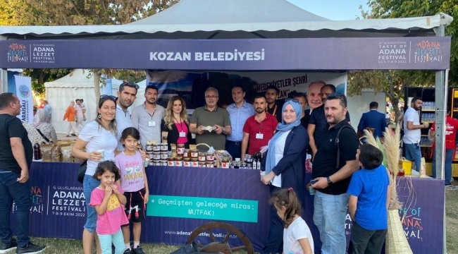 Kozan'ın tescilli yöresel lezzetleri yoğun ilgi gördü