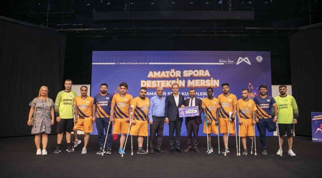 Mersin Büyükşehir Belediyesinden amatör spora destek