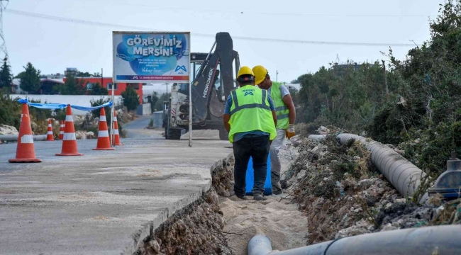 Mersin'de 2 mahalle daha kesintisiz içme suyuna kavuştu