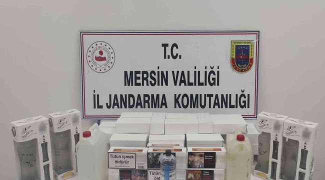 Mersin'de sahte içki ve sigara kaçakçılığı operasyonu: 3 gözaltı