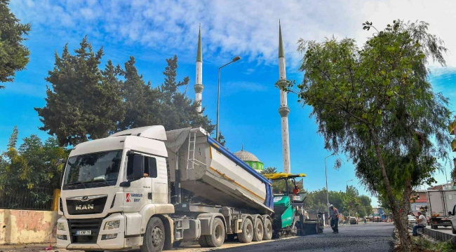 Mersin'de yollar yenileniyor