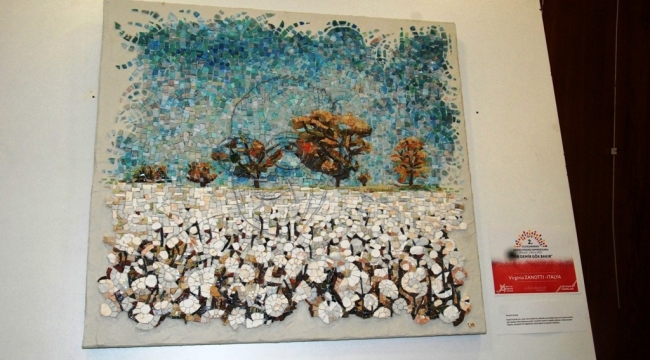 "Yer Demir Gök Bakır" mozaik sergisi