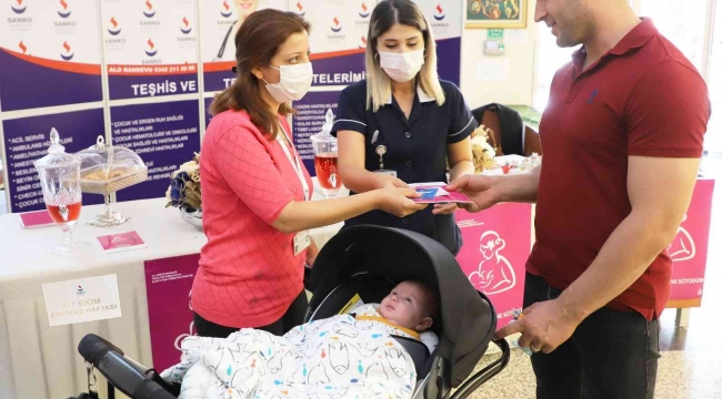 SANKO Üniversitesi Hastanesi'nde emzirme haftası etkinliği