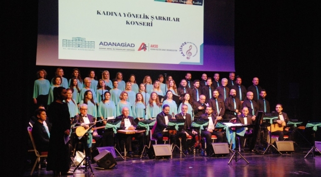 Adana'da "Kadına Yönelik Şarkılar" konseri
