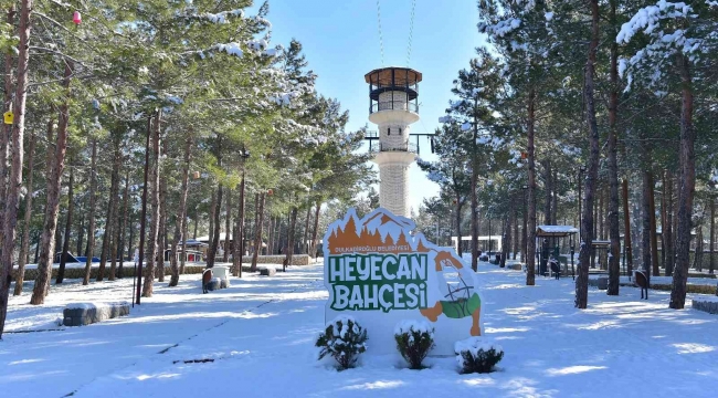 Dulkadiroğlu'nun Heyecan Bahçesi kış mevsimine hazır