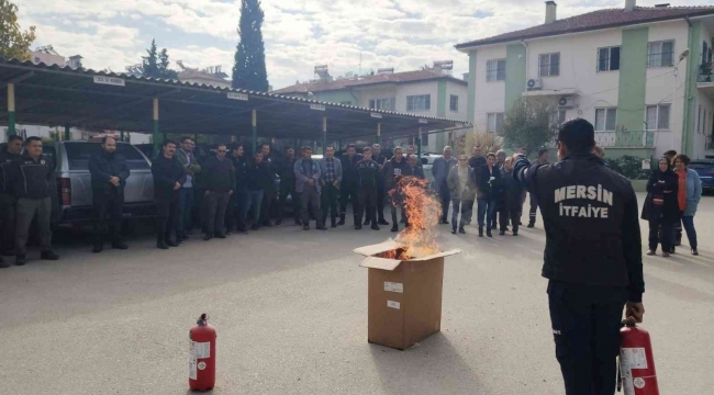 Anamur ve Mut Orman İşlet Müdürlüklerinde yangın tatbikatı yapıldı