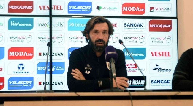 Andrea Pirlo: "Tek negatif durum, maalesef bu maçtan puan çıkaramamamız oldu"