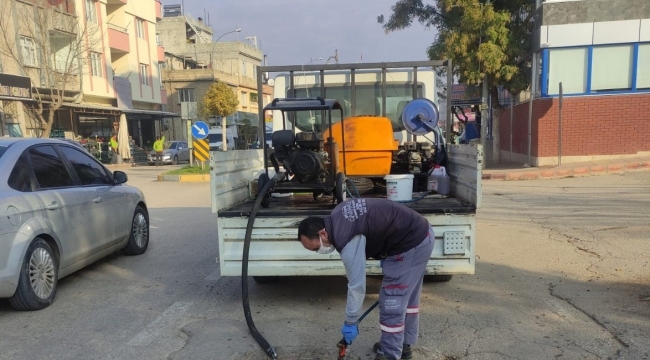 Büyükşehir, haşerelere karşı ilaçlama çalışmalarını sürdürüyor