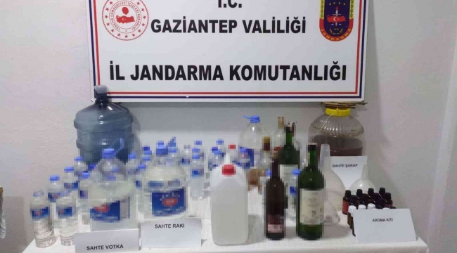 Gaziantep jandarmasından dev sahte ve kaçak alkol operasyonu: 35 gözaltı