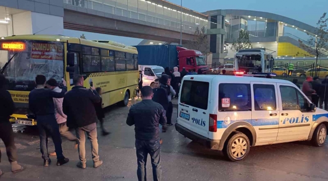 Gaziantep'te zincirleme kaza: 12 yaralı