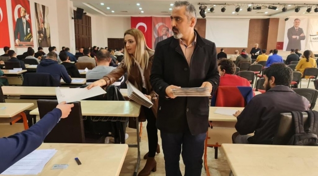 Hatay'da istihdam projesinde ilk sınav heyecanı