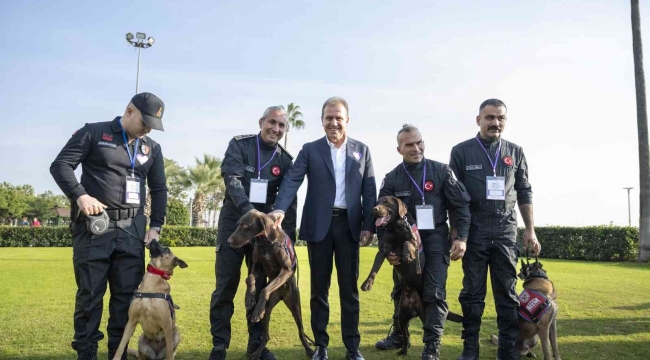 Mersin'de 'Köpekli Arama Kurtarma Çalıştayı' başladı
