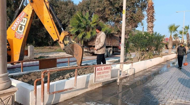 Samandağ'da çevre düzenlemesi