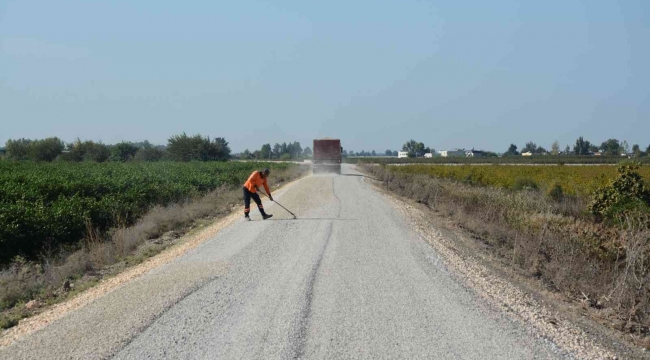 Tarsus'ta 19 kilometrelik yol tamamlandı