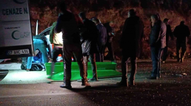 Gaziantep-Nizip yolunda feci kaza: 1 ölü, 6 yaralı