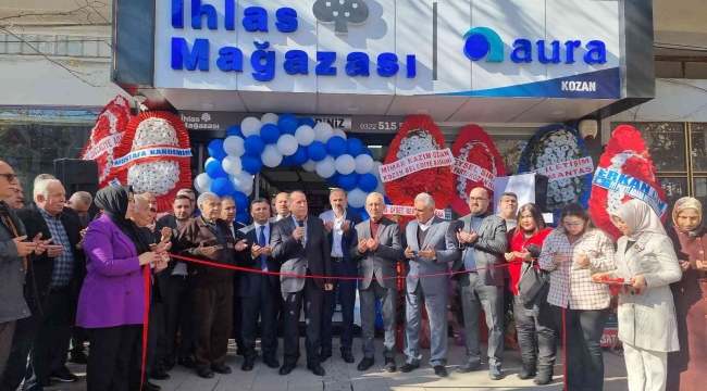 İhlas Mağazası'nın 162'nci şubesi Kozan'da açıldı