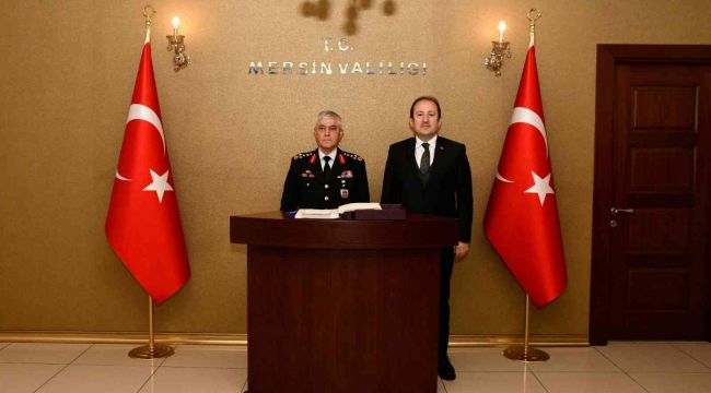 Jandarma Genel Komutanı Orgeneral Arif Çetin Mersin'de