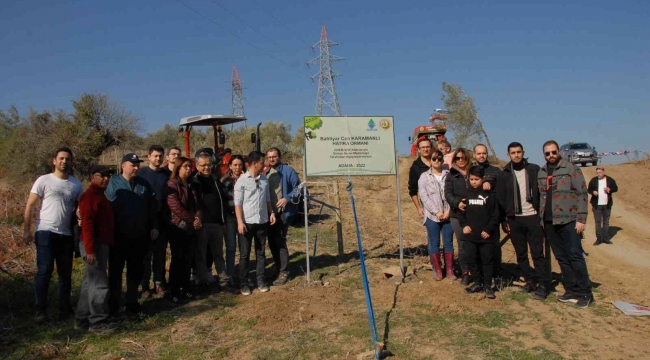 Kazada kaybettikleri arkadaşları anısına hatıra ormanı oluşturdular