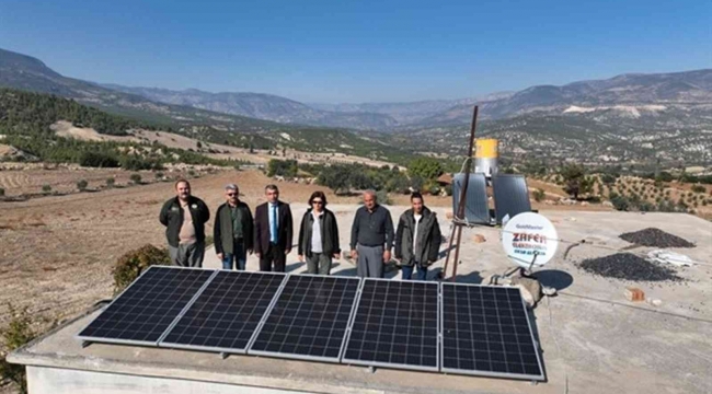 Mersin'de 33 orman köylüsüne güneş paneli desteği