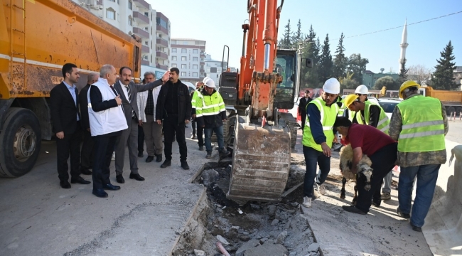 Osmaniye merkez içme suyu ve merkez kanalizasyon projesinde ilk kepçe vuruldu