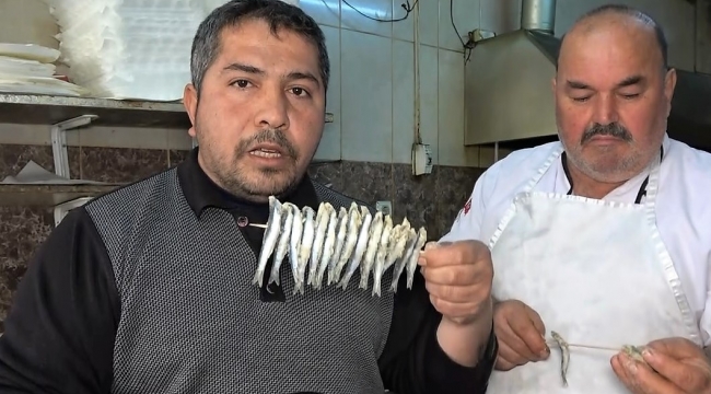 Şiş kebap yerine çöp şiş hamsi