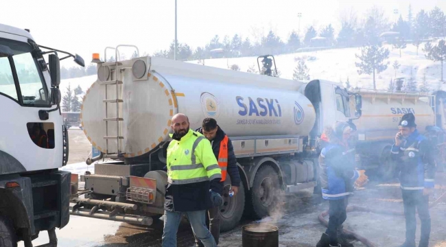 Elbistan'ın içme suyu sorununu Samsun çözüyor