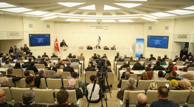 Başkan Şahin, Gaziantep Kent Konseyi 7'nci olağan genel kurul toplantısında konuştu