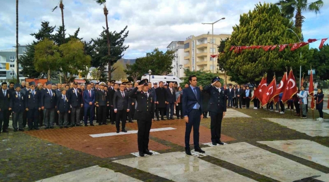 Bozyazı'da 18 Mart şehitleri törenle anıldı