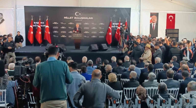 Cumhurbaşkanı adayı Kılıçdaroğlu Gaziantep'te konuştu