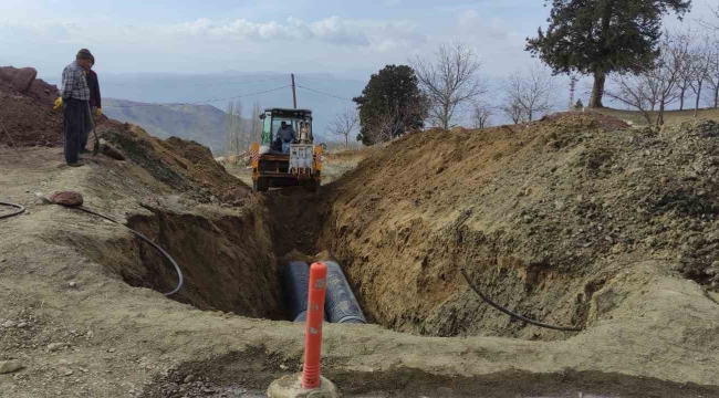 Depremden etkilenen mahallelerin altyapı çalışmaları devam ediyor