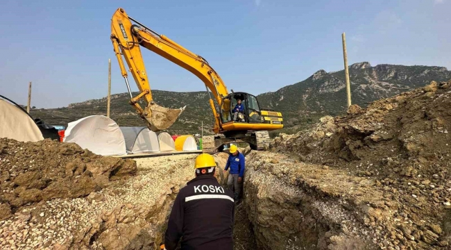 Konya Büyükşehir Hatay'da su ve kanalizasyon şebekesini ayağa kaldırmak için çalışıyor