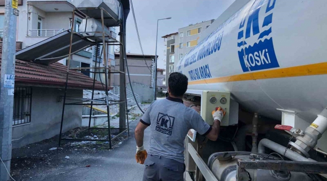 Konya Büyükşehir Hatay'da temiz su ihtiyacını gideriyor