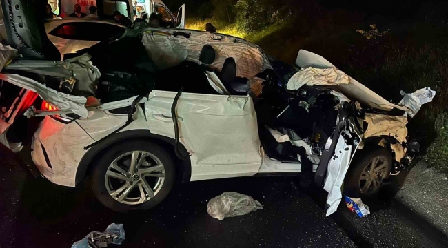 Mersin'de trafik kazası: 1 ölü, 2 yaralı