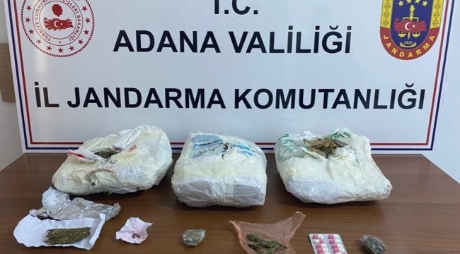 Adana'da uyuşturucu şüphelisi 5 kişi gözaltına alındı