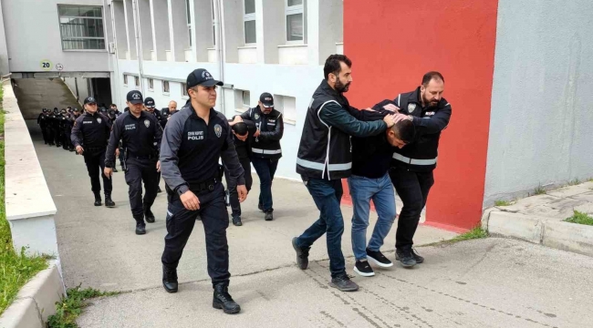 Adana'daki çete operasyonu: 59 şüpheli tutuklandı