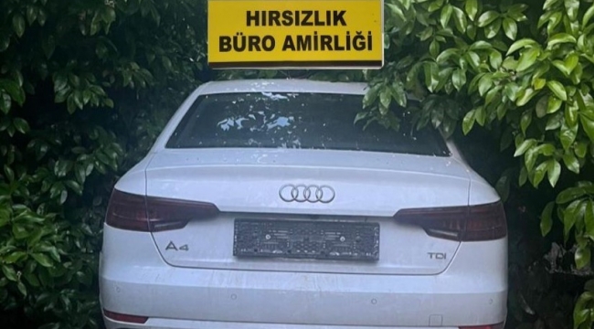 Çalıntı otomobil portakal bahçesinde bulundu: 1 şüpheli tutuklandı